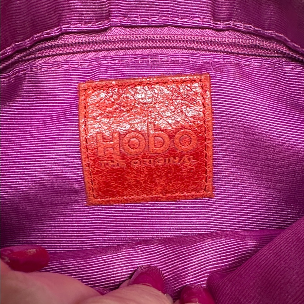 HOBO Fuchsia and Coral Accent Bag